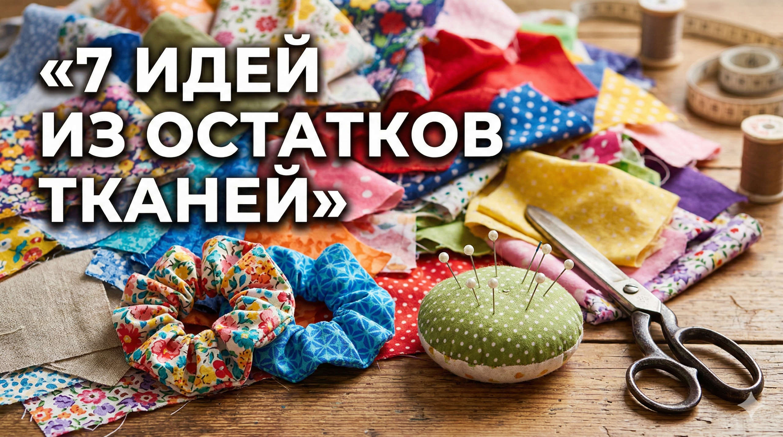 Куда деть обрезки тканей: 7 идей полезных мелочей за 15 минут