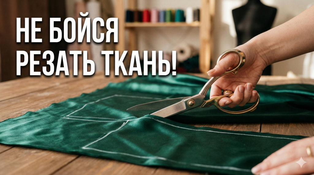 Боишься резать шёлк? Мой метод, как победить страх «ножниц»