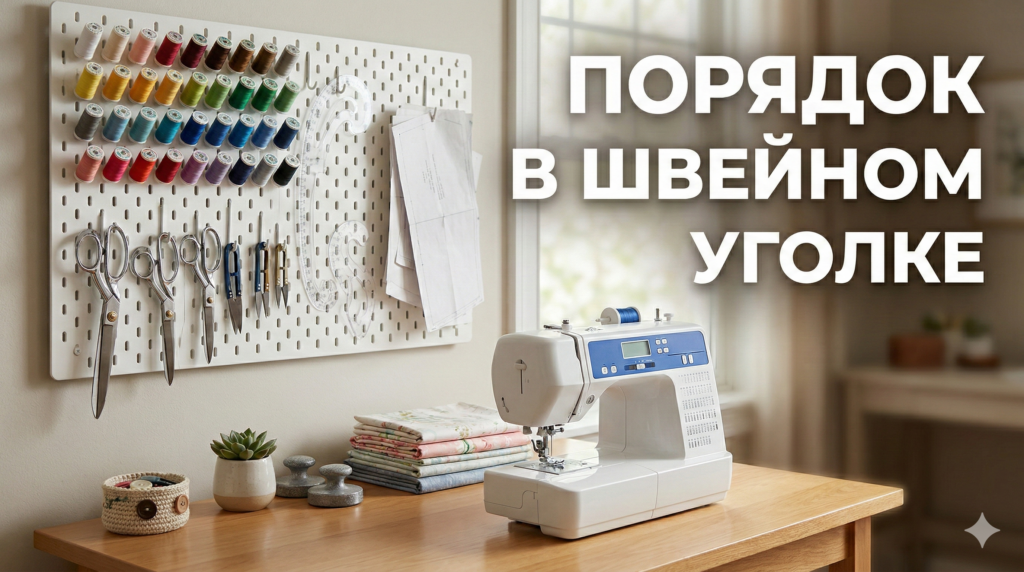 Швейный уголок в квартире: 5 идей для порядка без мастерской