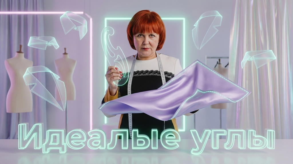 Наглядные примеры и способы обработки углов на швейных изделиях, демонстрирующие аккуратные строчки и ровные края ткани.