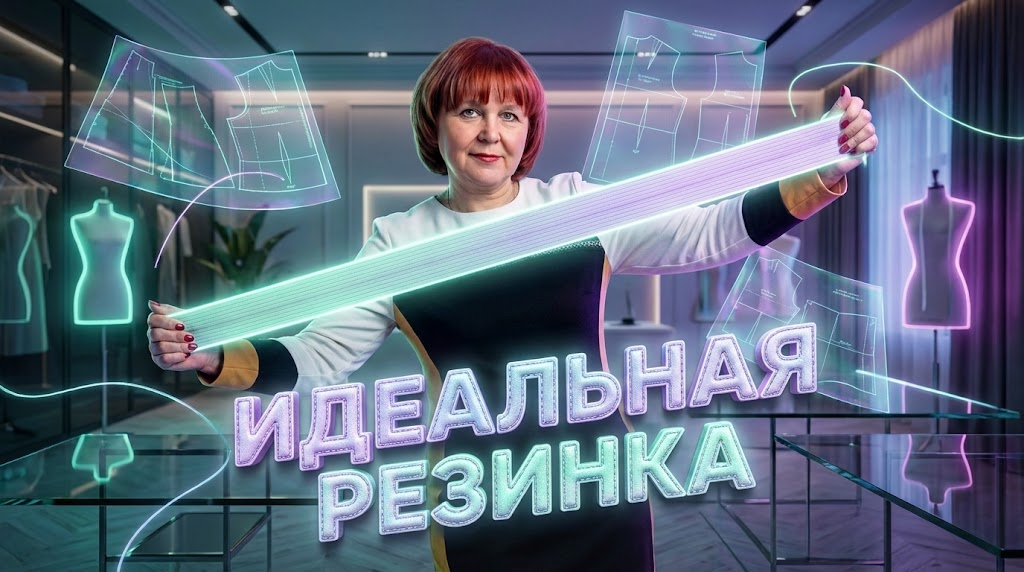 Детальный процесс того, как правильно вшивать резинку в пояс брюк или юбки для получения ровного края изделия.