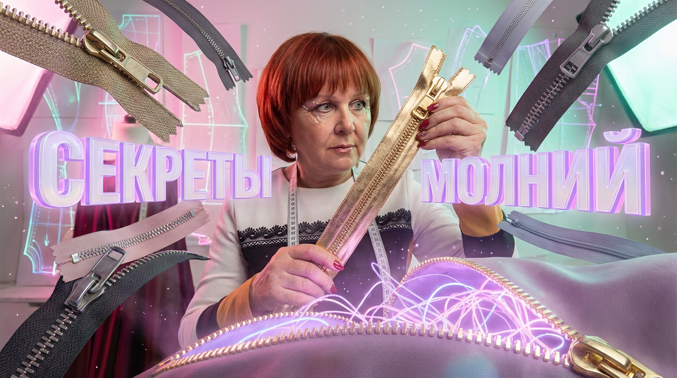 Разнообразные виды застежек: тракторные, металлические и спиральные. Иллюстрация подскажет, как выбрать молнию для вашей одежды.