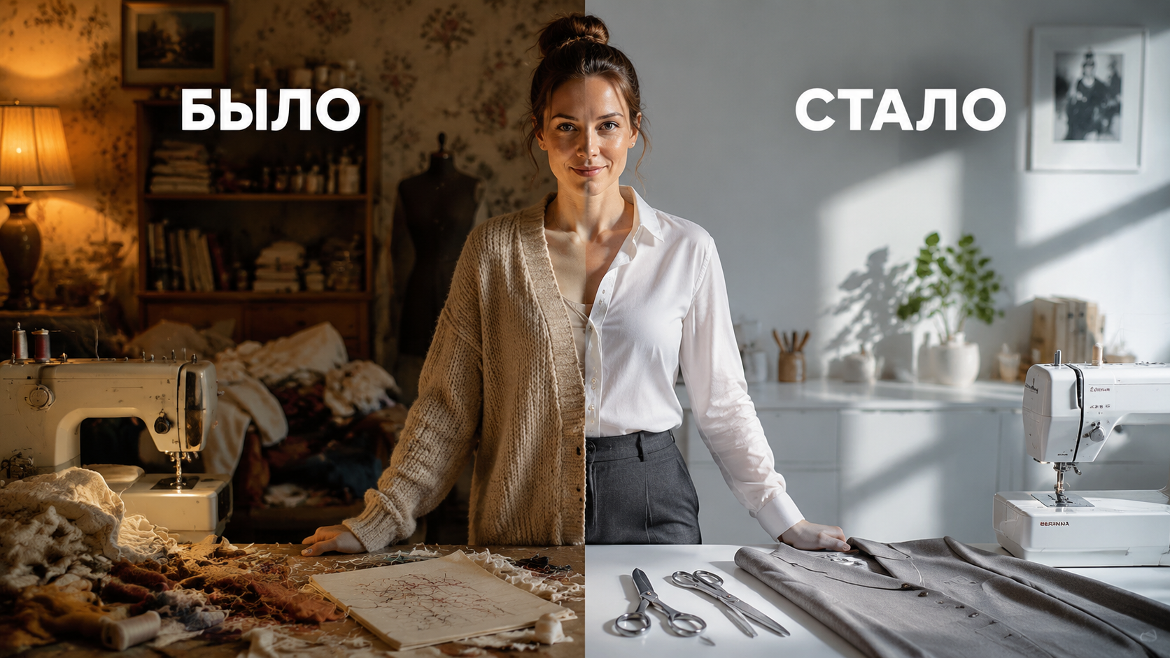 Фотография со сравнением двух товаров разной стоимости, показывающая как экономить на покупке без потери качества вещей.