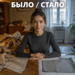 Швейная машина и оверлок для трикотажа в процессе работы с эластичными тканями на домашнем рабочем столе.