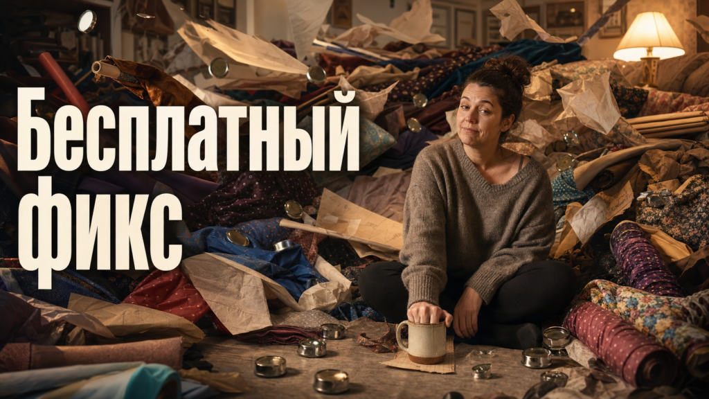 Раскрой ткани: три способа закрепить материал — один бесплатный