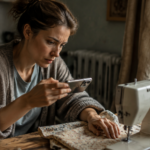 Фотограф снимает крупным планом руки мастера за работой, фиксируя естественные этапы процесса без постановки